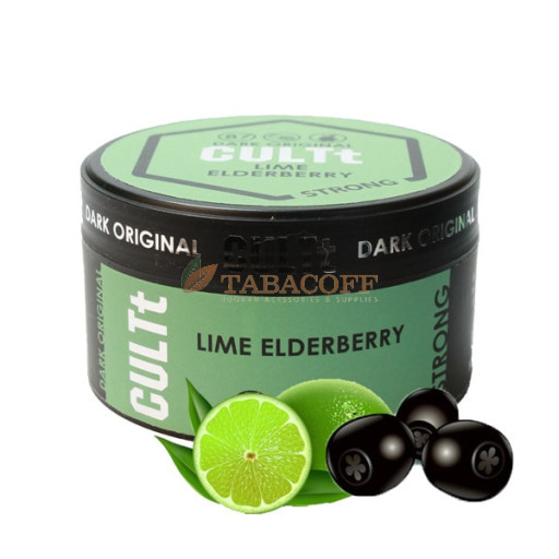 Тютюн для кальяну CULTt Strong DS87 Lime elderberry (Лайм, Бузина) 100 гр